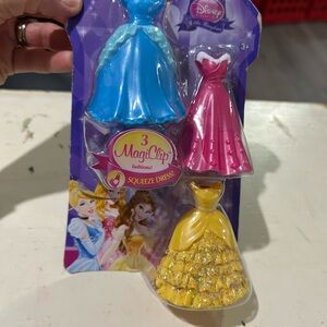 Disney Princess Little Kingdom 3 Magiclip Squeeze Dresses Set Royal Fashions